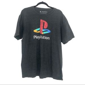 Men’s PlayStation T-Shirt Dark Gray Size XL